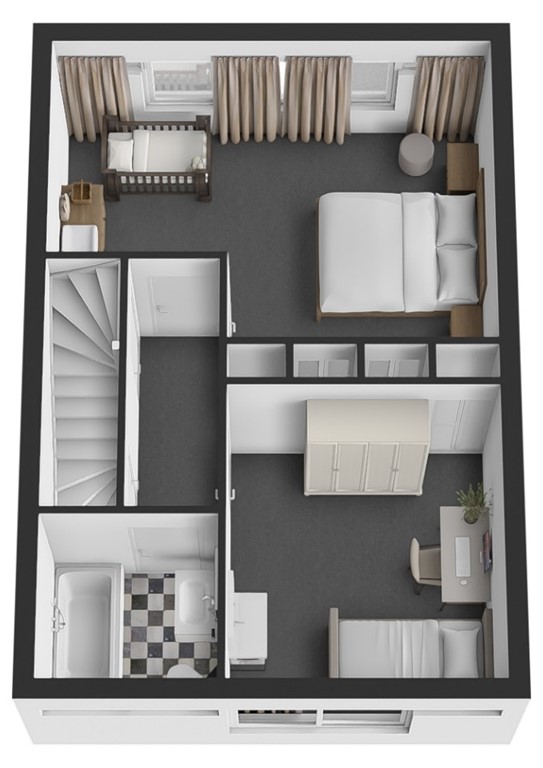 mediumsize floorplan